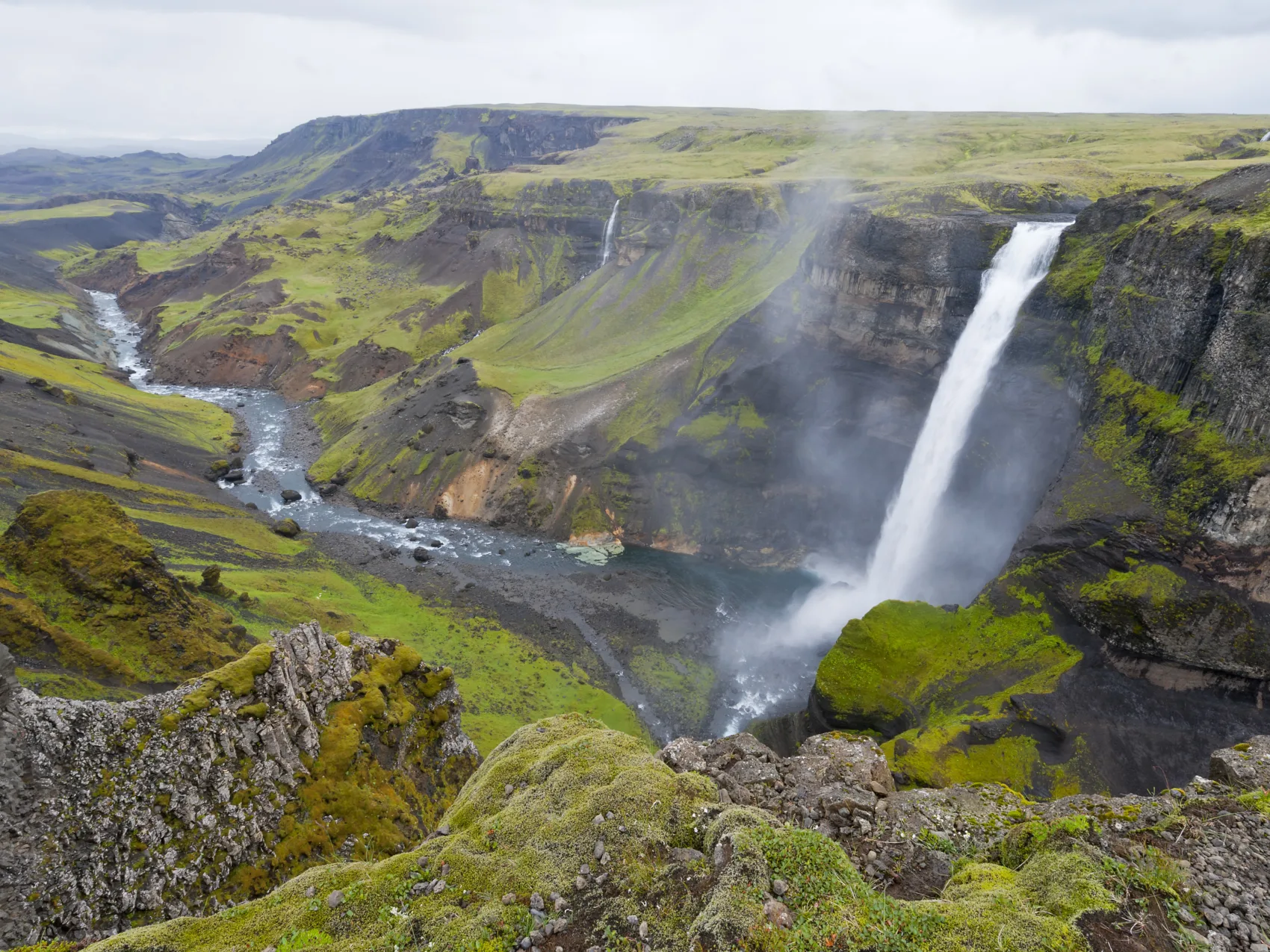 Suedisland wasserfall haifoss 122m hoch 3 foto thomas linkel